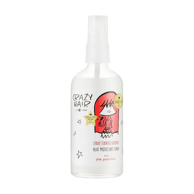 Термозахисний спрей для волосся HiSkin Crazy Hair Heat Protectant Spray Pink Grapefruit, 100 мл